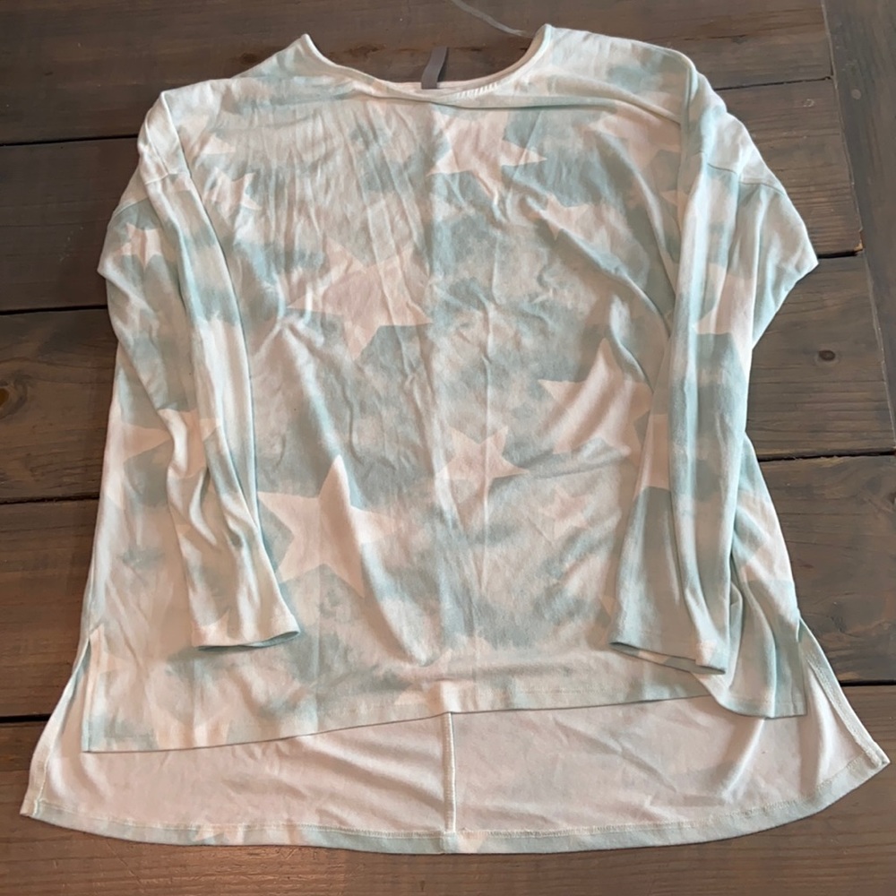 Teal Shirt with White Stars
